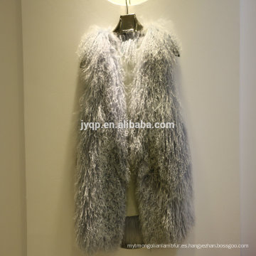 Venta al por mayor Tibetan Mongolian Soft Hair Real Fur Lamb Vest